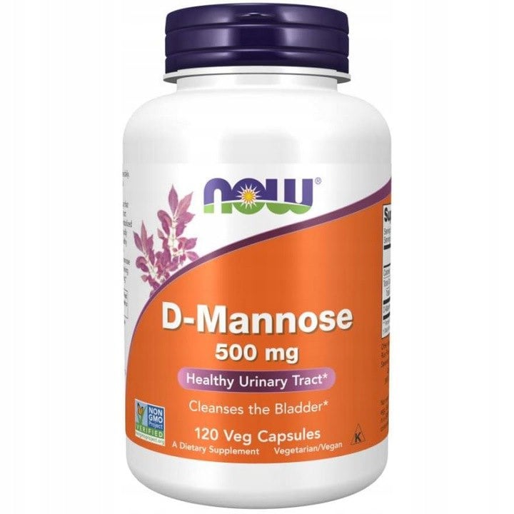 Now Foods D-manóza 500 mg 120 kapsúl