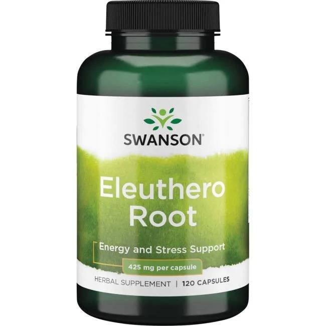 Swanson Ženšen sibiřský 425 mg (Eleuthero Root) 120 kapslí
