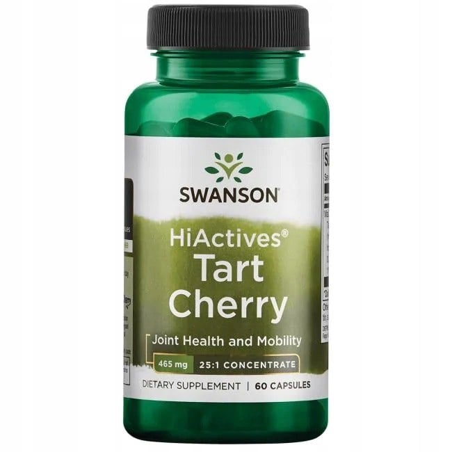 Swanson HiActives Tart Cherry Extract 465 mg 60 kapslí