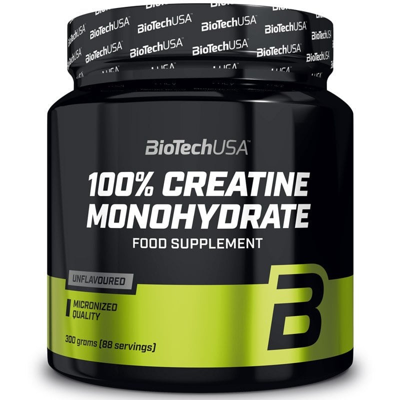 BioTech USA 100% monohydrát kreatinu 300 g
