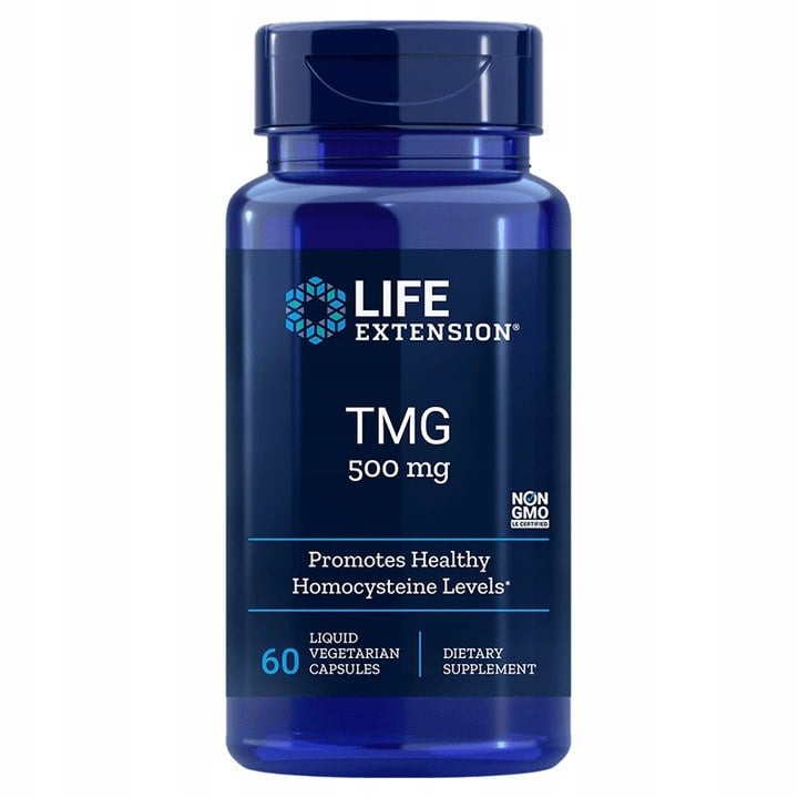 Life Extension TMG (bezvodý betain) 500 mg 60 kapslí