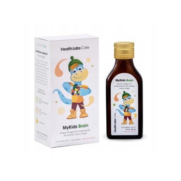 Health Labs Care MyKids Brain 100 ml s malinovou príchuťou