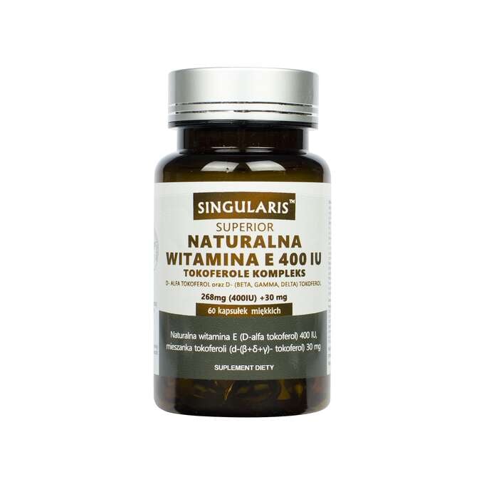 Singularis Přírodní vitamin E Tokoferoly Forte 60 kapslí
