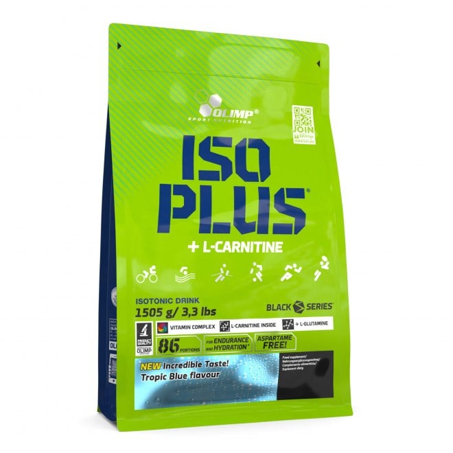 Olimp Iso Plus izotonický nápoj 1505 g s tropickou příchutí