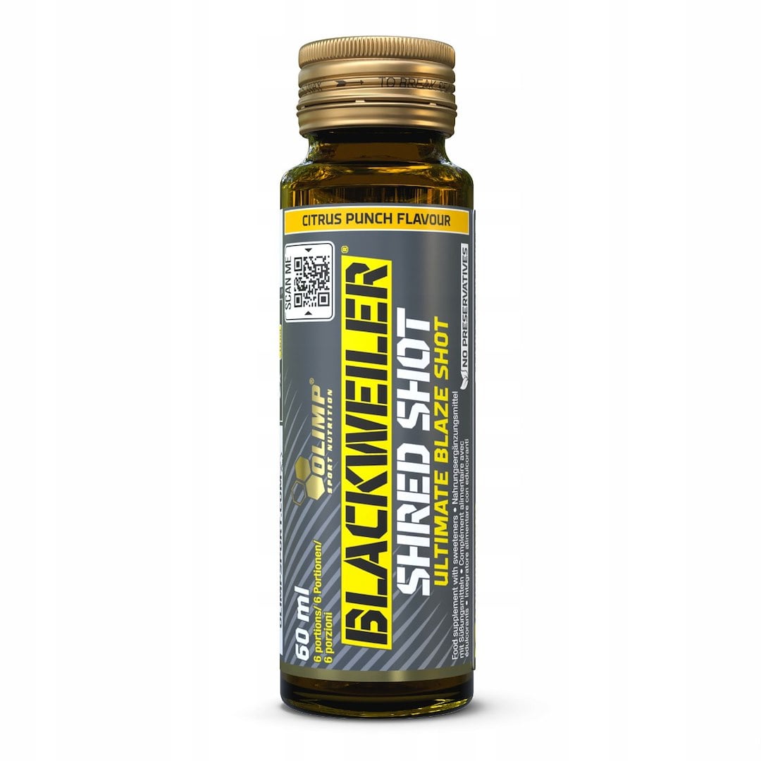 Olimp Blackweiler Shred Shot 60 ml, příchuť citrus punch
