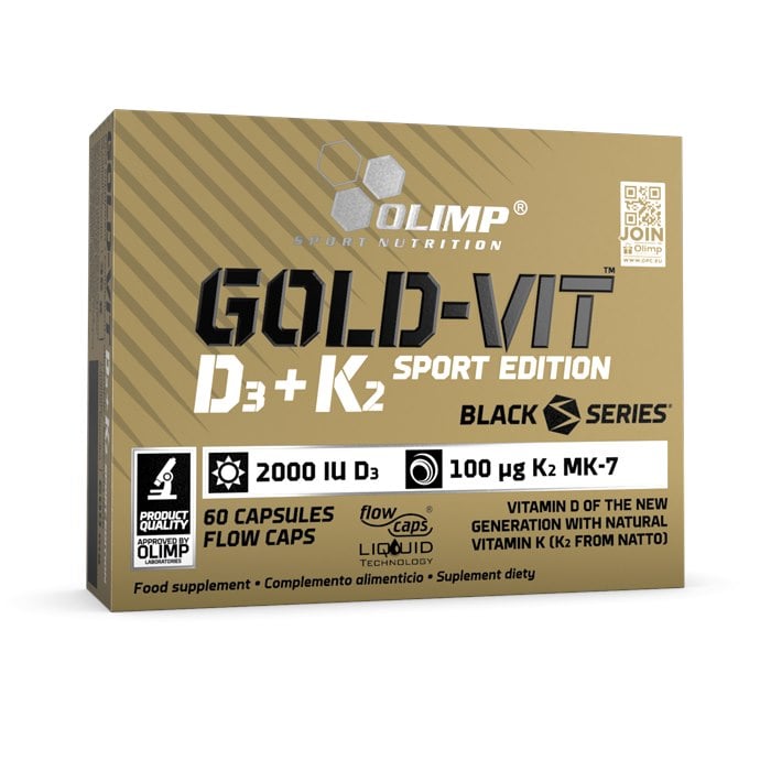 Olimp Gold Omega 3 D3 + K2 Sport Edition 60 kapslí