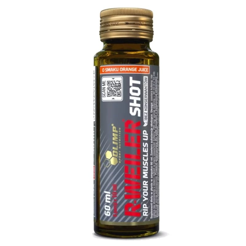 Olimp R-Weiler Shot 60 ml, pomarančová príchuť