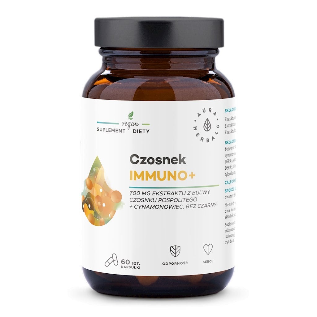 Aura Herbals Cesnak Immuno+ 60 kapsúl