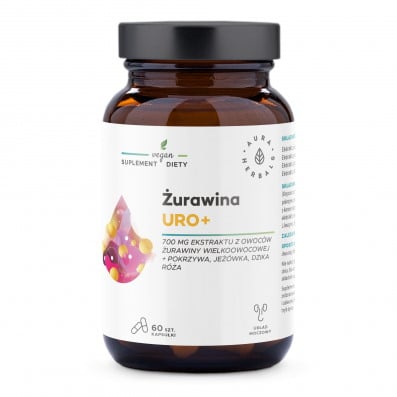 Aura Herbals Brusnica Uro+ 60 kapsúl