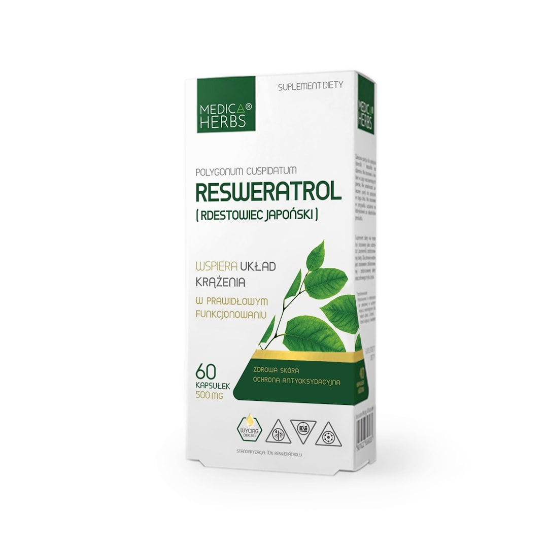 Medica Herbs Resveratrol (pohánkovec japonský) 60 kapsúl