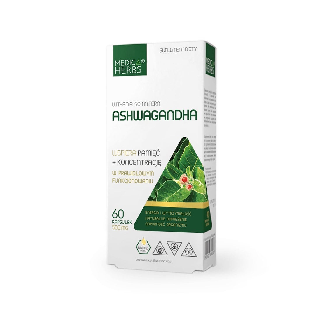 Medica Herbs Ashwagandha 500 mg 60 kapslí