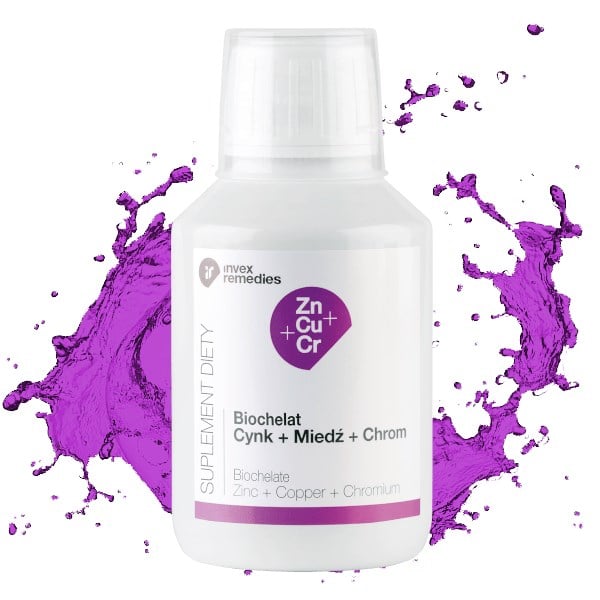 Invex Remedies Biochelát Zinek + Měď + Chrom 150 ml