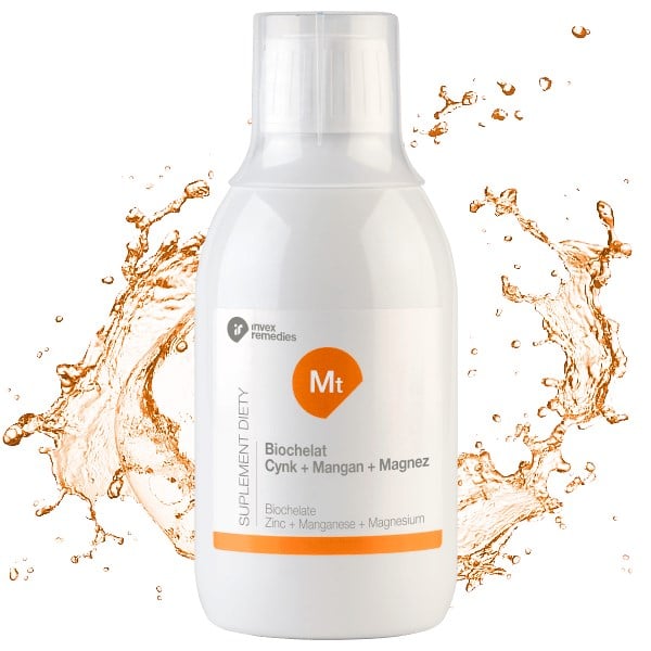 Invex Remedies Biochelát zinok + mangán + horčík 300 ml