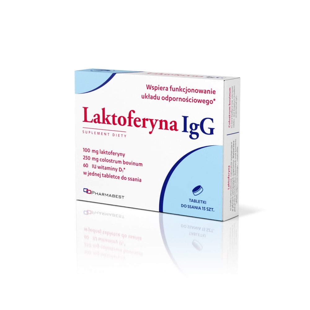Pharmabest Laktoferín IgG 15 tabliet na cmúľanie