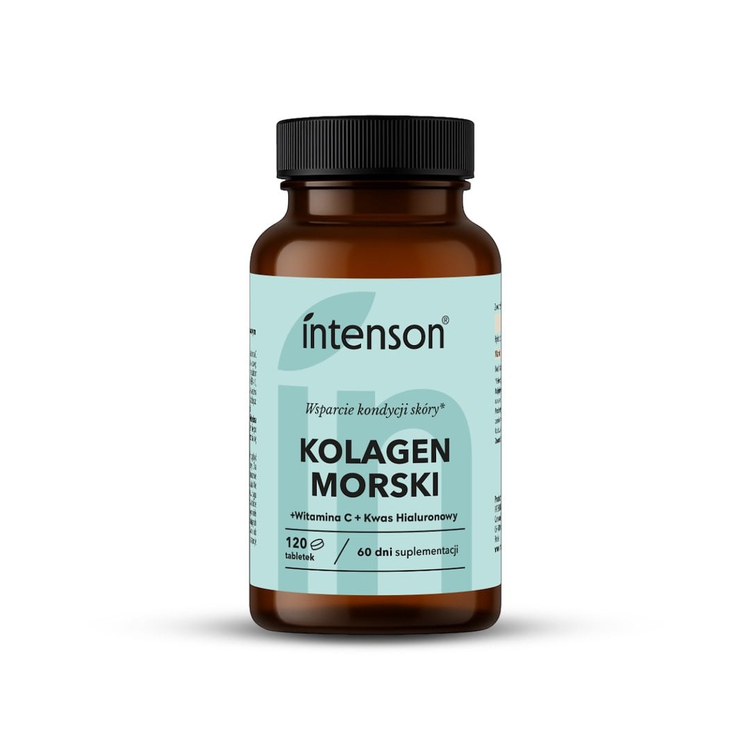 Intenson Morský kolagén + vitamín C + hyalurón 120 tabliet