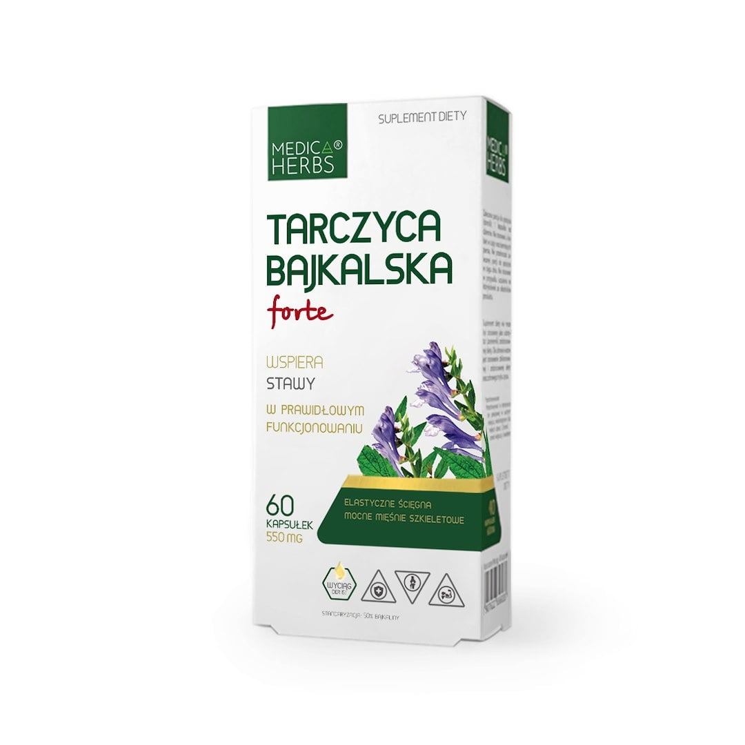 Medica Herbs Šišak bajkalský Forte 60 kapsúl