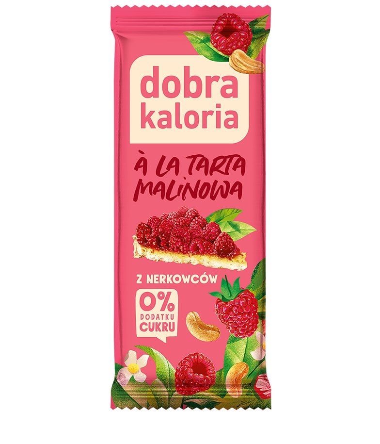Dobra Kaloria Tyčinka z kešu à la malinová tarta 35 g