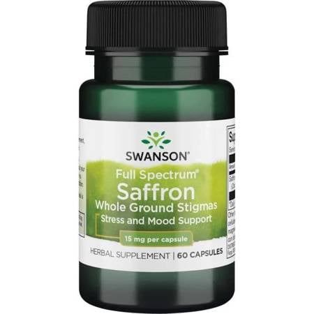 Swanson FS Šafrán 15 mg 60 kapslí