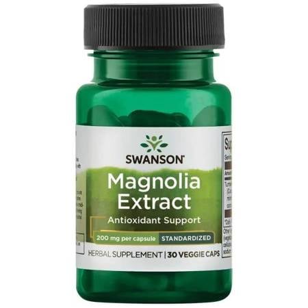 Swanson Magnólia lekárska extrakt 200 mg 30 kapsúl