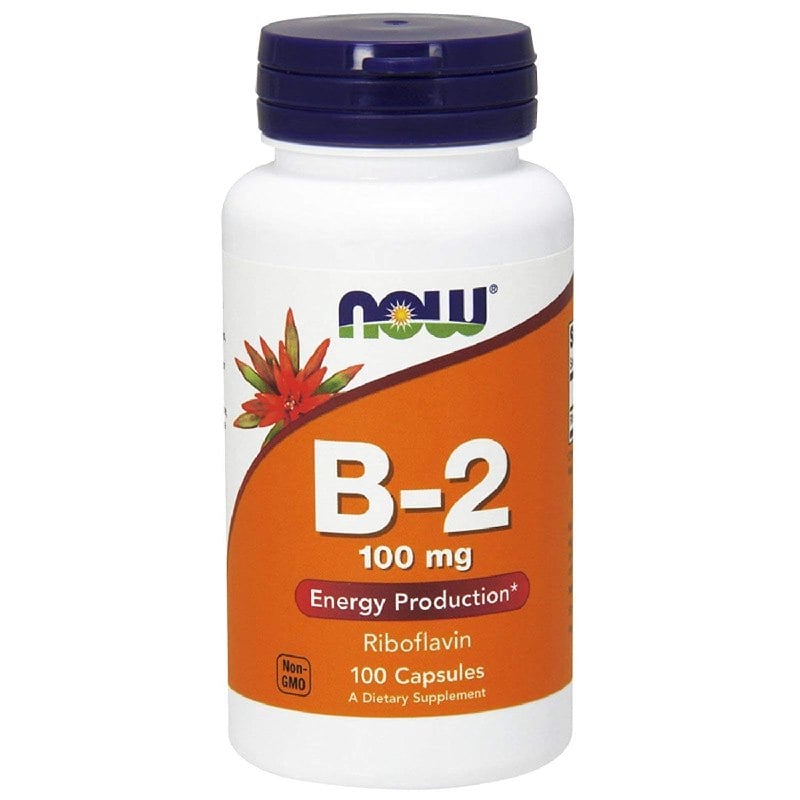 NOW Foods Riboflavin (vitamín B2) 100 mg 100 kapslí