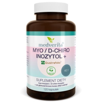 Medverita Myo/D-chiro-inozitol 120 kapsúl