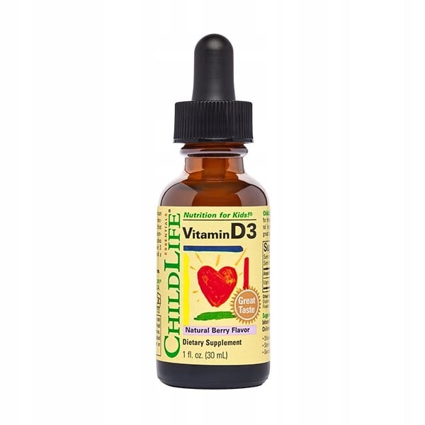 Child Life Vitamin D3 30 ml s borůvkovou příchutí