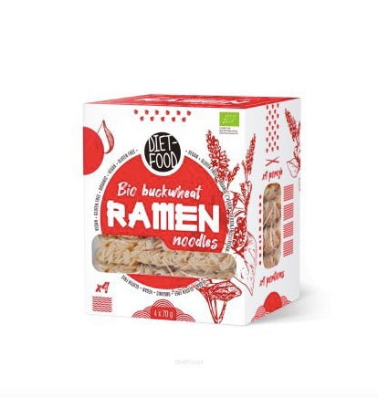 Diet Food BIO Pohánkové cestoviny 100 % Ramen 280 g