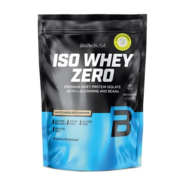 BioTech USA Iso Whey lactose reduced 454 g, bílá čokoláda