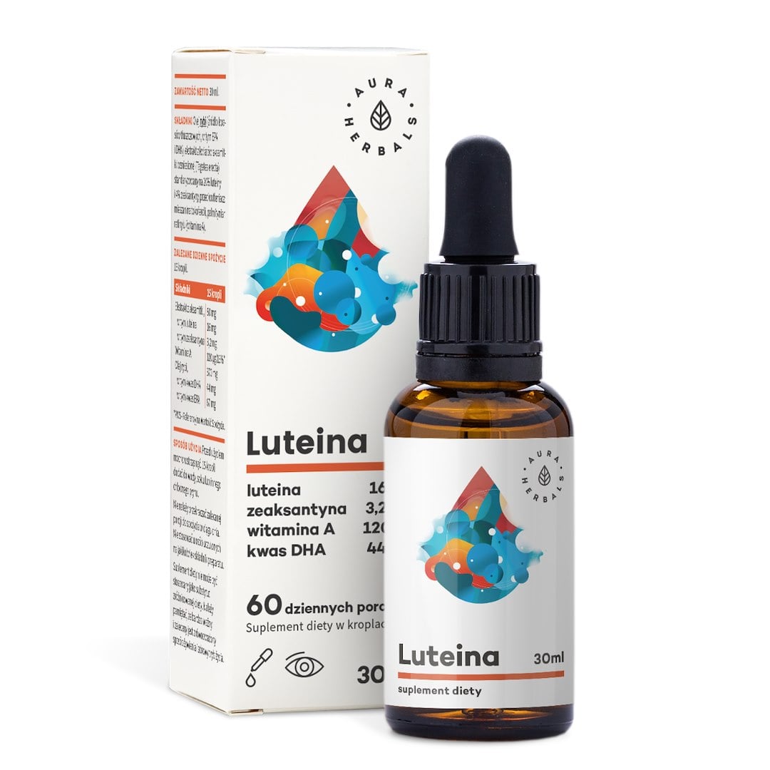 Aura Herbals Luteín + vitamín A + DHA + zeaxantín 30 ml