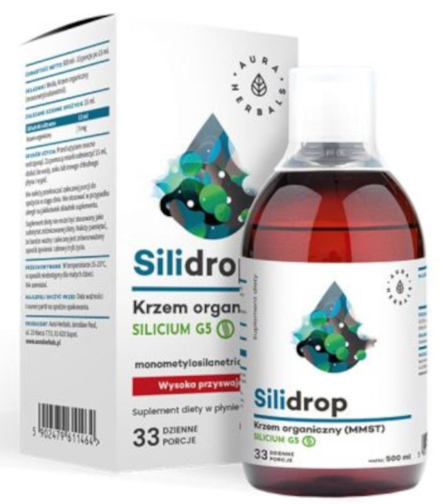 Aura Herbals Silidrop organický kremík MMST 500 ml