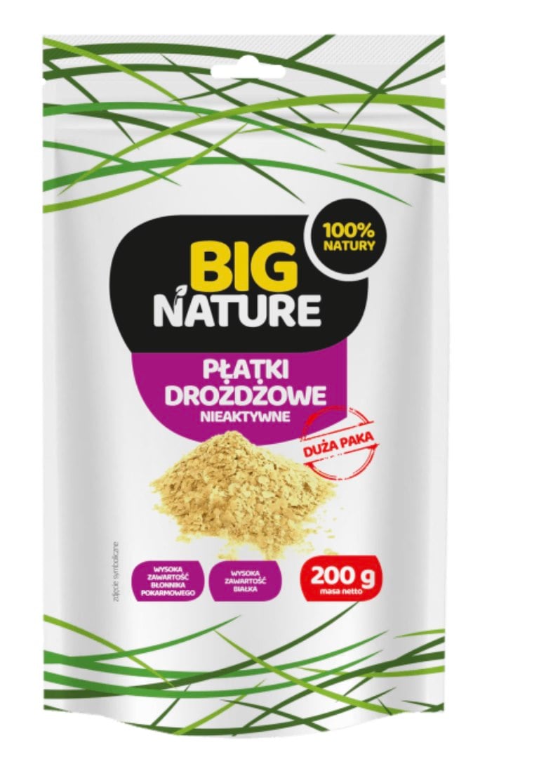 Big Nature Neaktívne droždiové vločky 200 g