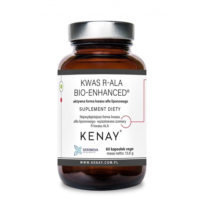 Kenay Kyselina R-ALA Bio-Enhanced 60 kapsúl