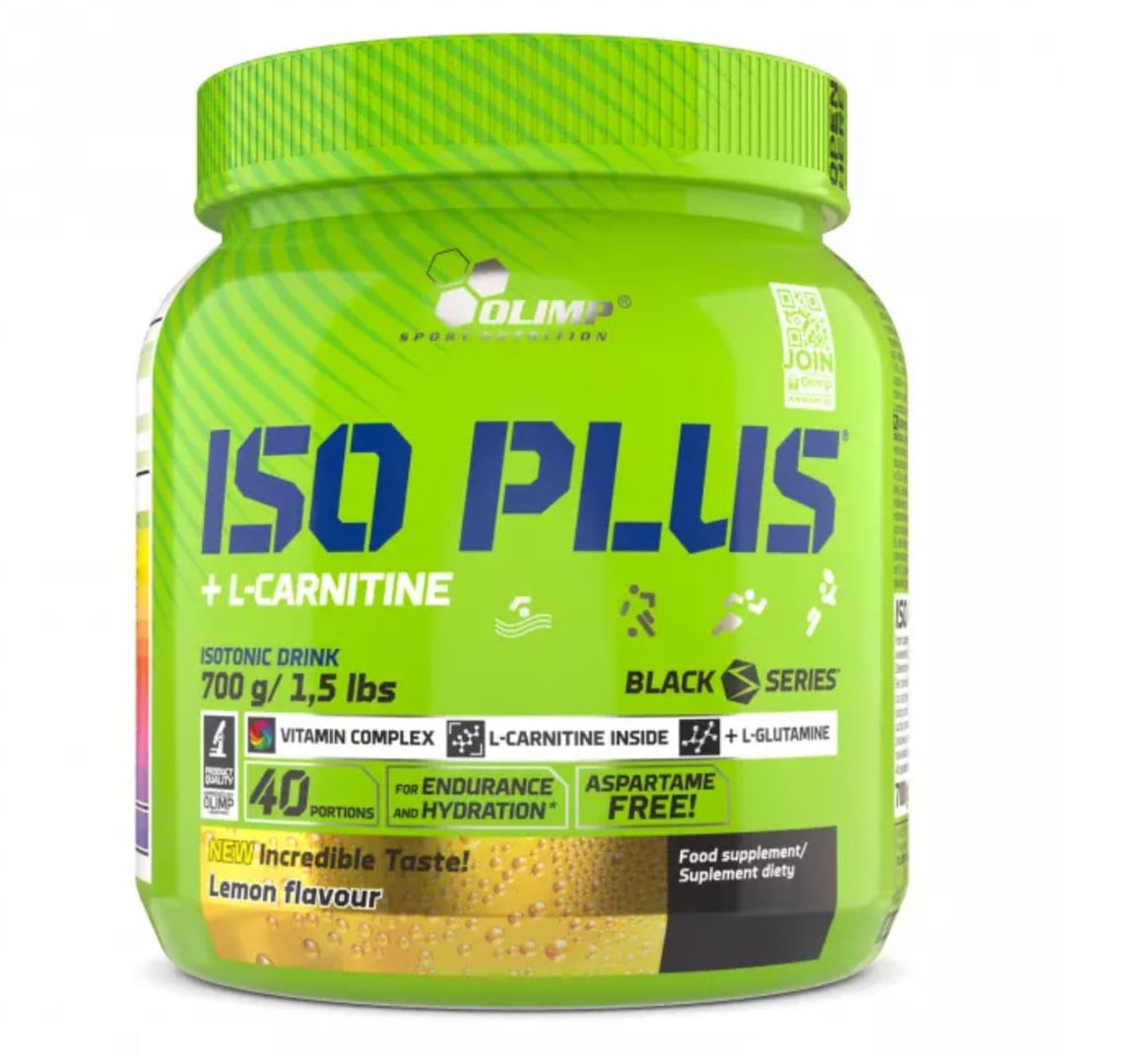Olimp Iso Plus Powder 700 g, citrónová príchuť
