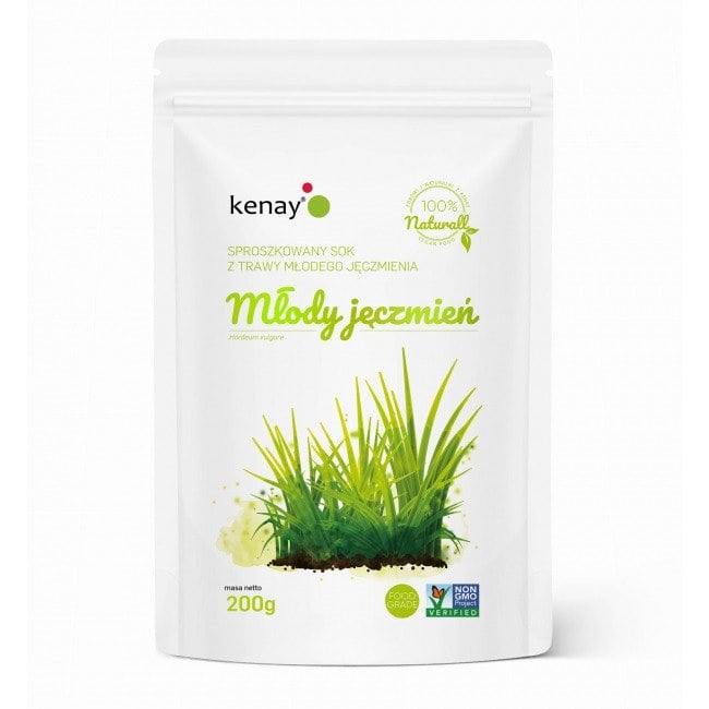 Kenay Mladý ječmen BIO, sušená šťáva v prášku 200 g