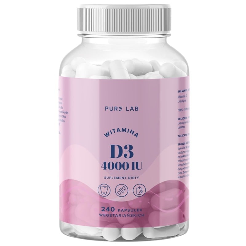 Pure Lab Vitamín D3 4000 IU 240 kapslí