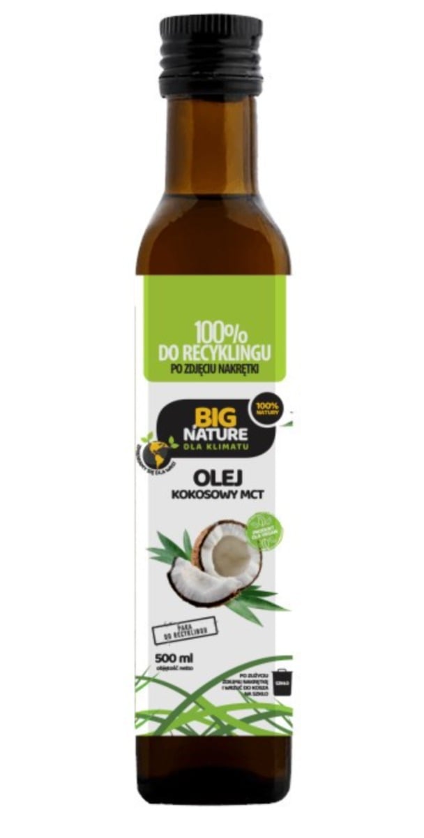 Big Nature Kokosový olej MCT 500 ml