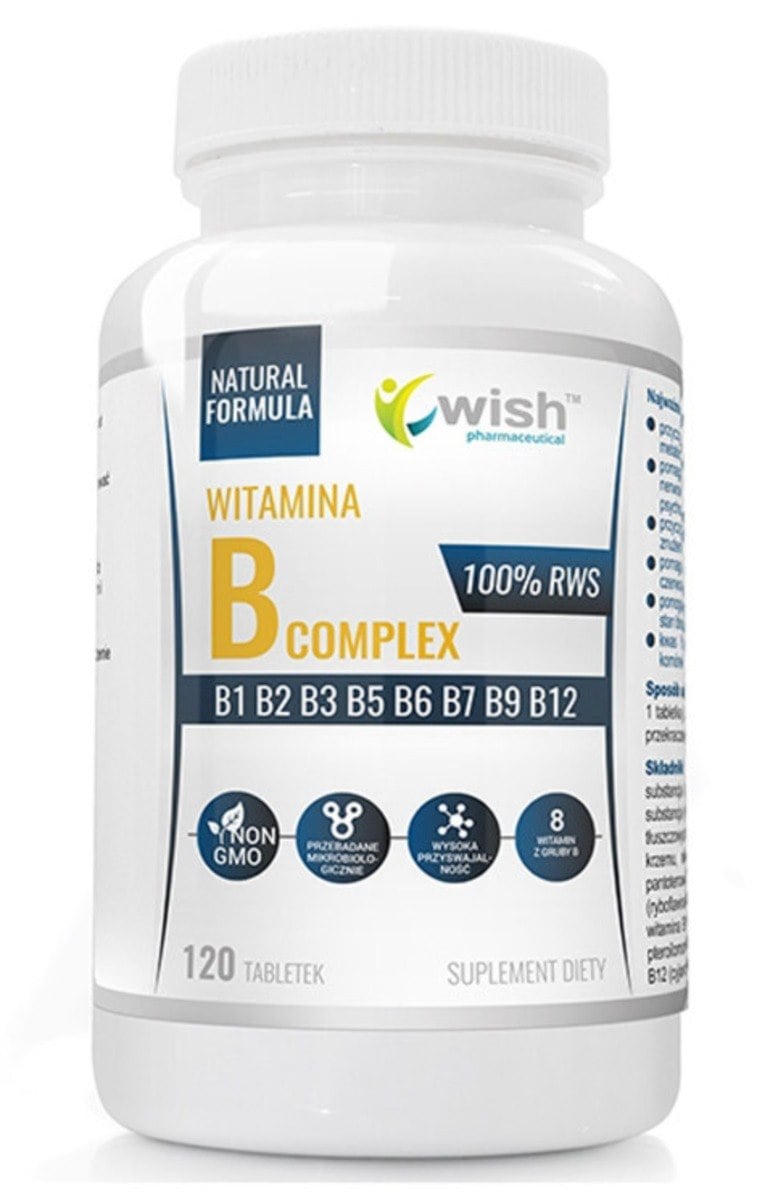 Wish Vitamín B-complex 120 tabliet