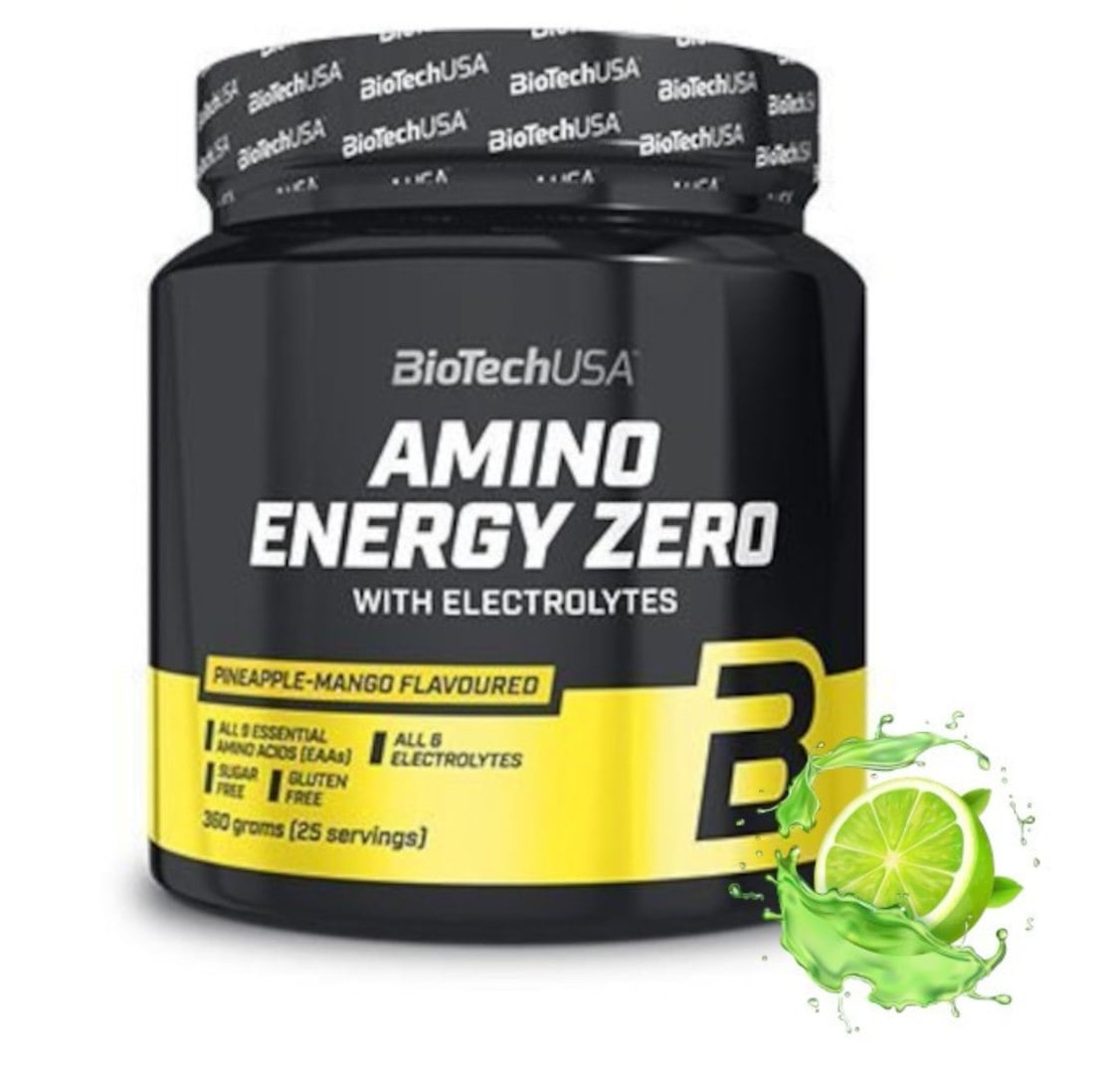 BioTech USA Amino Energy Zero with Electrolytes 360 g s limetkovou príchuťou