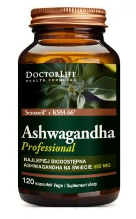 Doctor Life Ashwagandha Professional 550 mg 120 kapslí