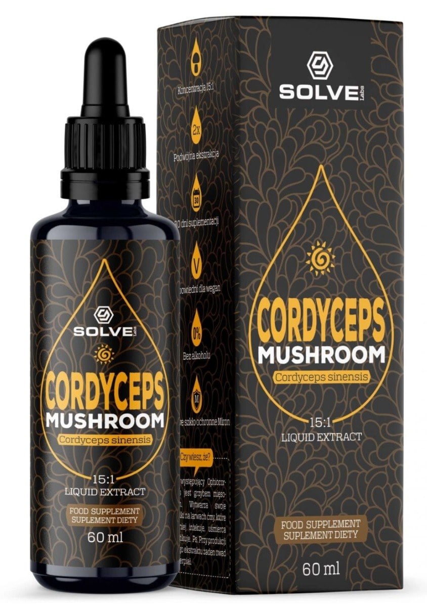 SolveLabs Cordyceps (Cordyceps sinensis) v kapkách 60 ml