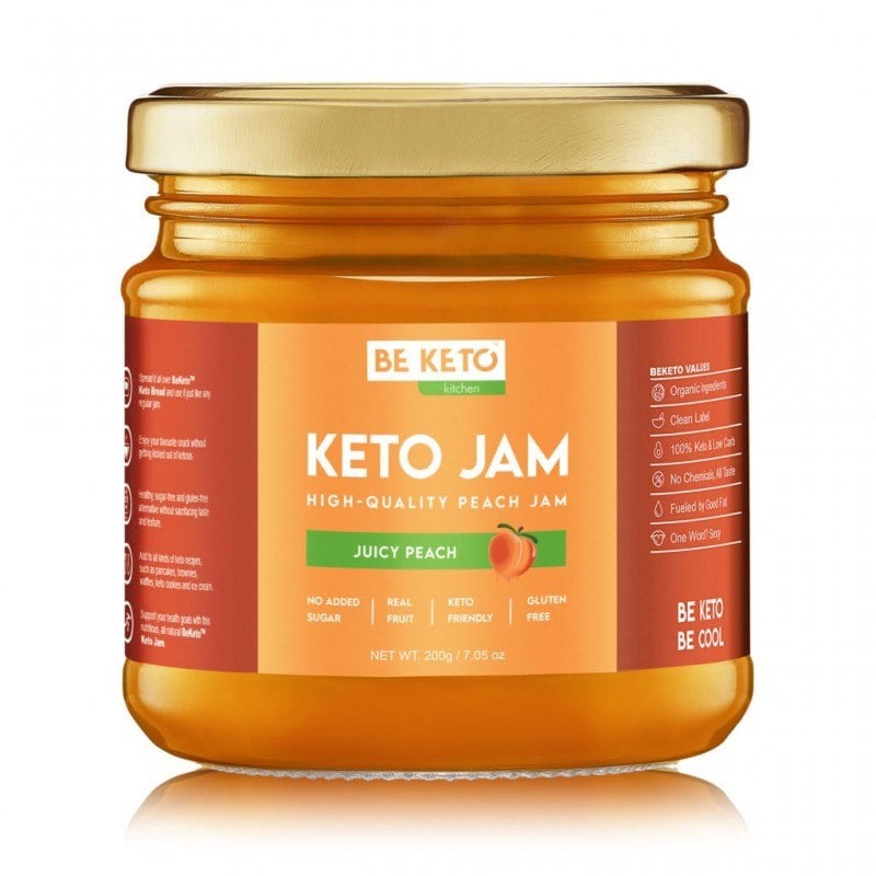 BeKeto Keto džem Šťavnatá broskyňa 200 g