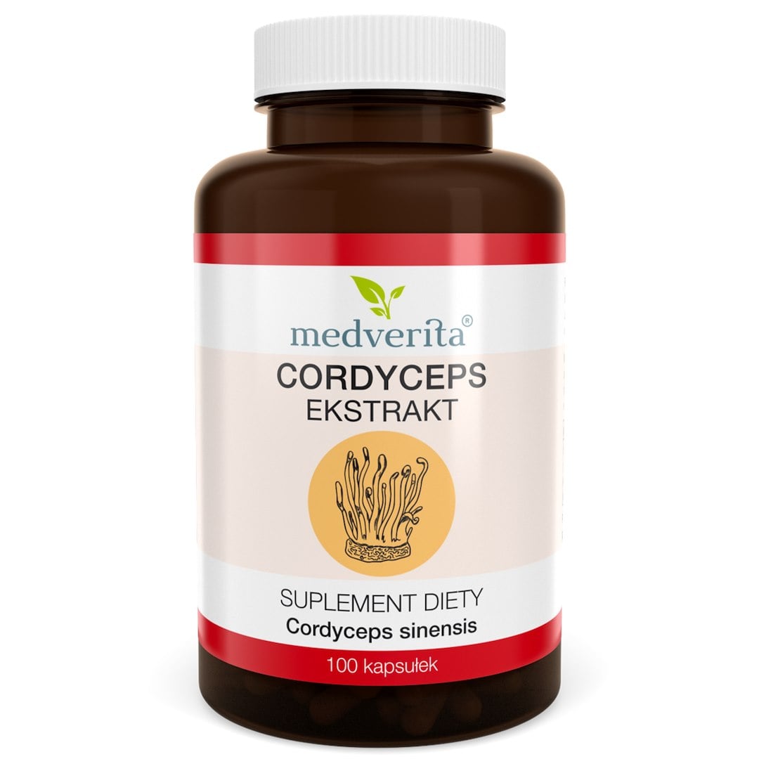 Medverita Cordyceps 500 mg žezlovka čínska 100 kapsúl