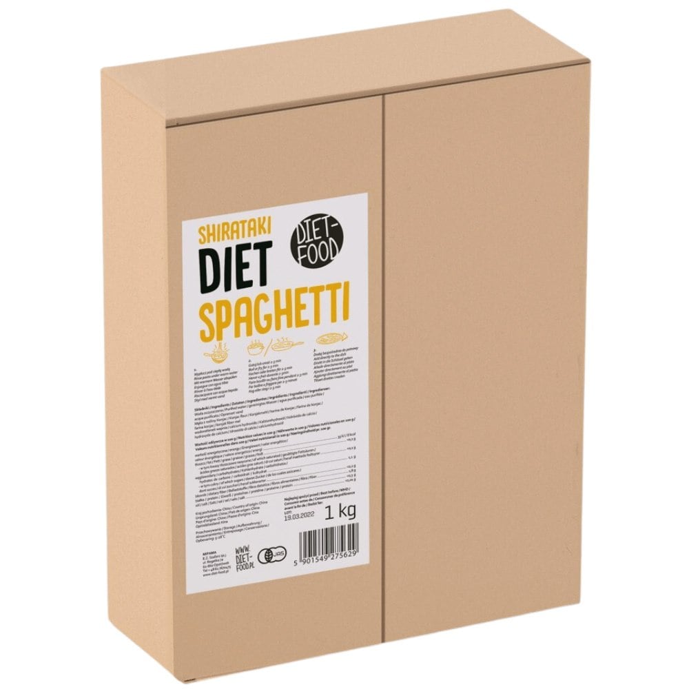 Diet Food Těstoviny Shirataki Konjac Spaghetti 1000 g