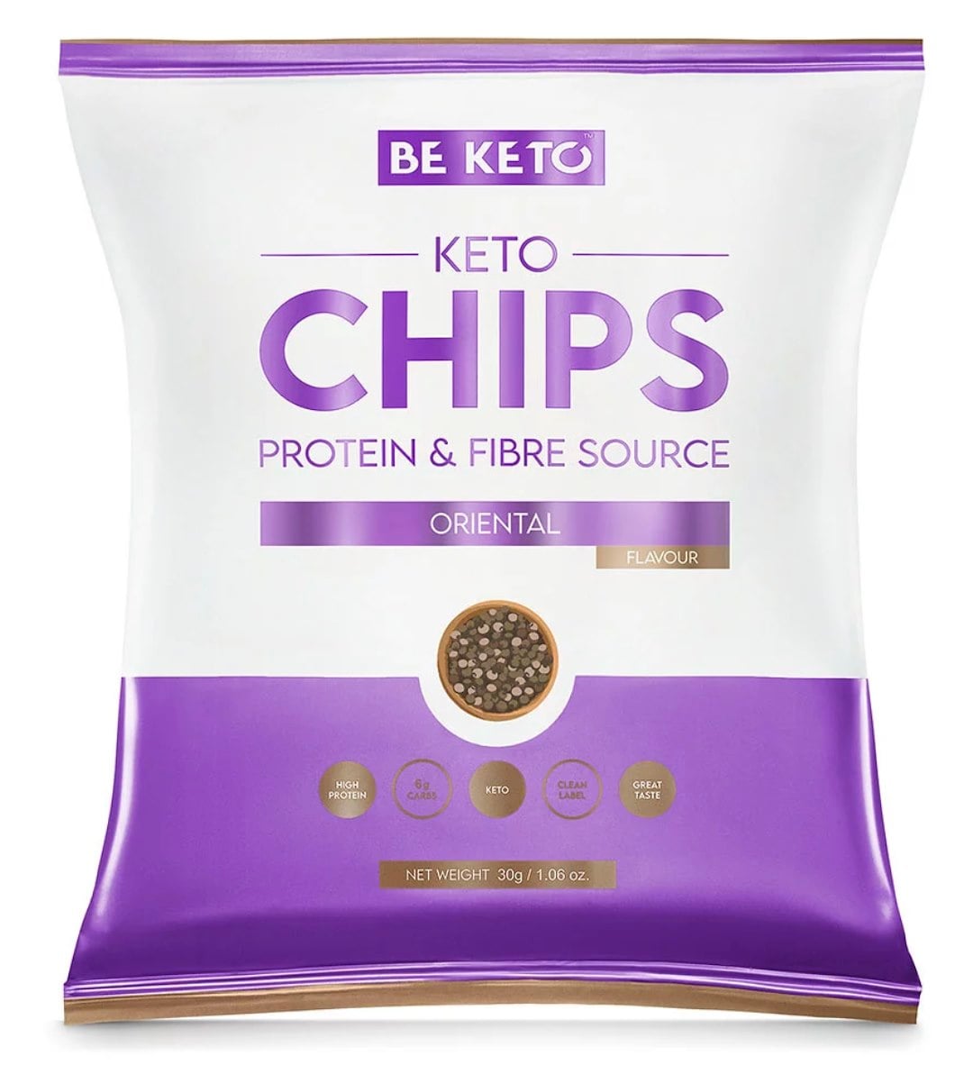 BeKeto Keto chipsy pikantní orientální 30 g