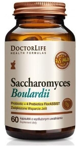 Doctor Life Saccharomyces boulardii 7,5 mld. 60 kapsúl