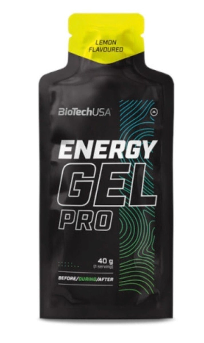 BioTech USA Energy Gel Pro 40 g s citrónovou príchuťou