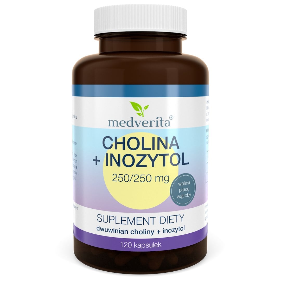 Medverita Cholin + Inositol 120 kapslí