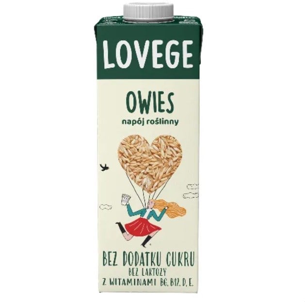 Sante Lovege ovsený nápoj bez cukru 1 l