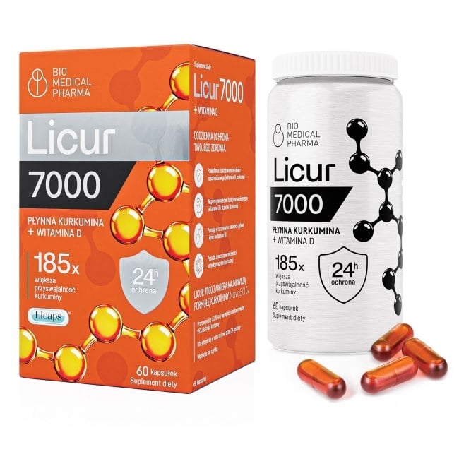 Bio Medical Pharma Licur7000 + Vitamín D 60 kapsúl