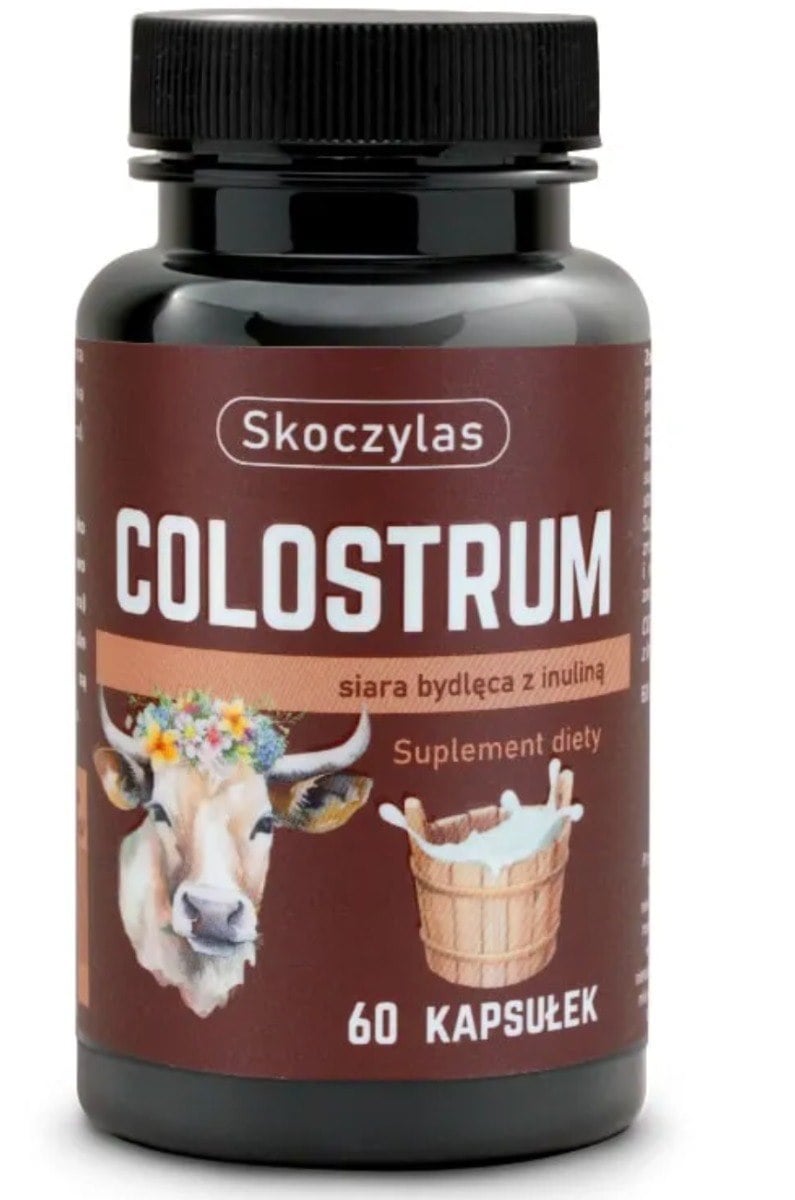 Skoczylas Colostrum hovädzie mledzivo s inulínom 60 kapsúl